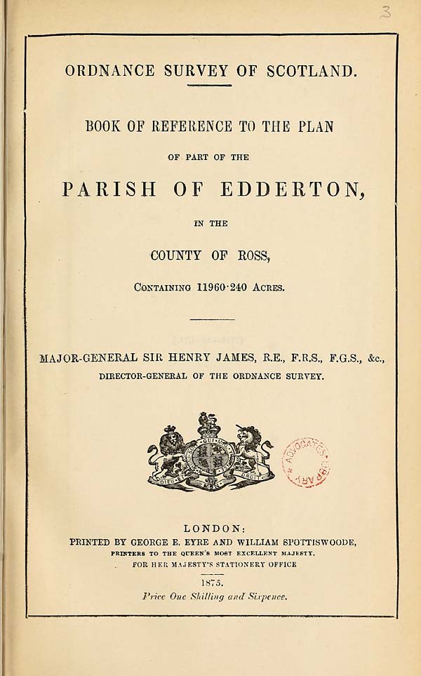 (47) 1873 - Edderton, County of Ross