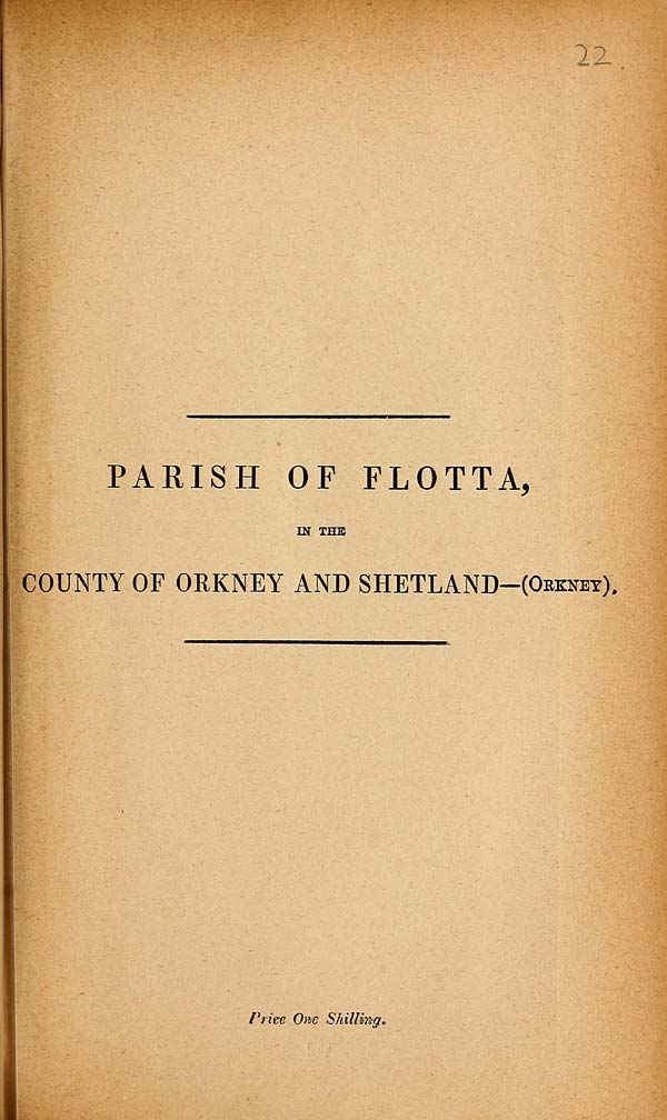 (551) 1882 - Flotta, County of Orkney and Shetland (Orkney)