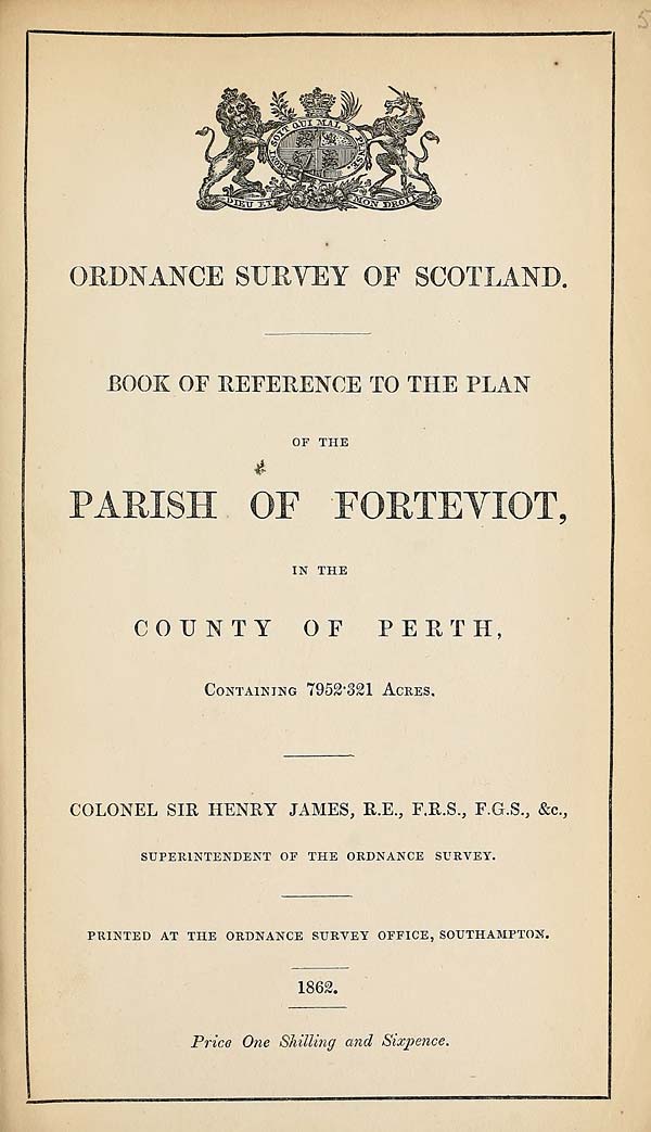 (113) 1862 - Forteviot, County of Perth