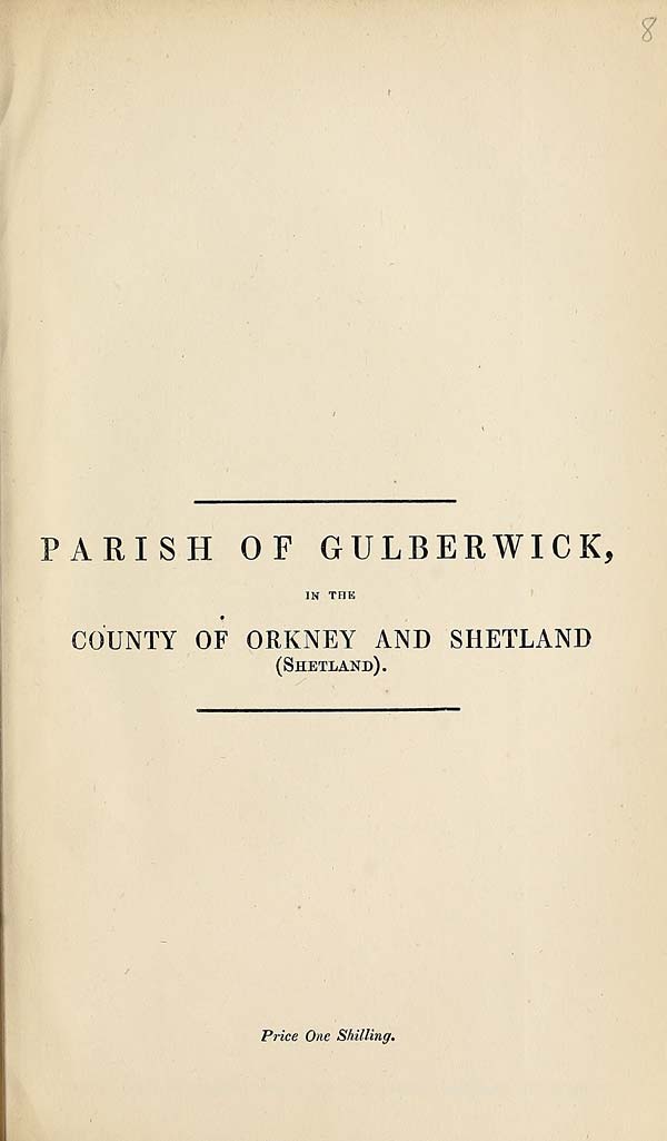(191) 1880 - Gulberwick, County of Orkney and Shetland (Shetland)