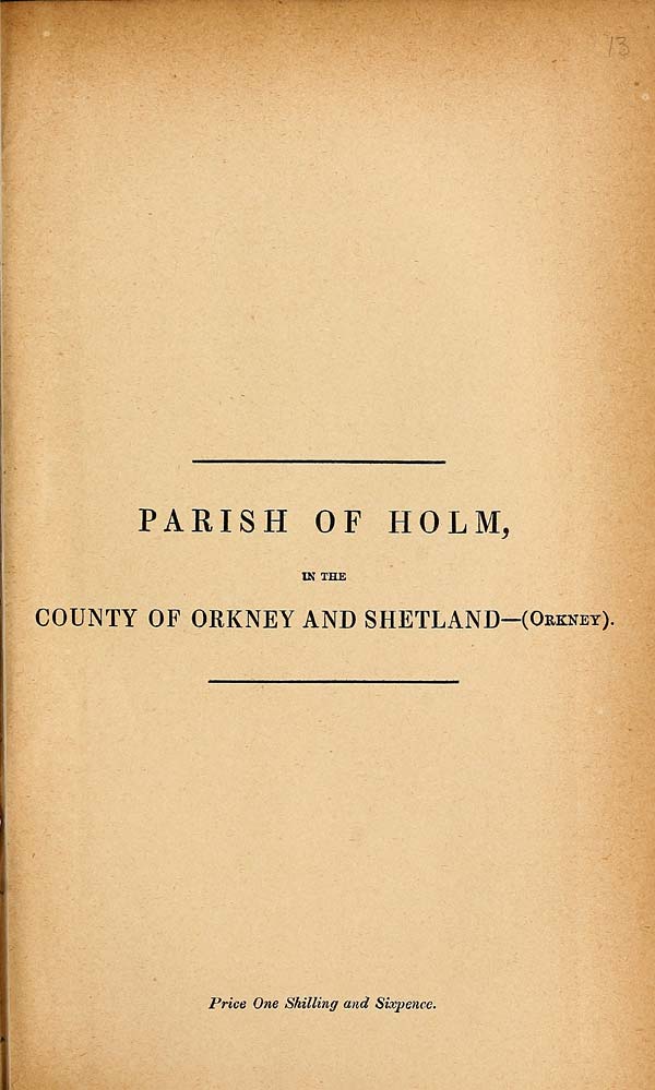 (311) 1882 - Holm, County of Orkney and Shetland (Orkney)