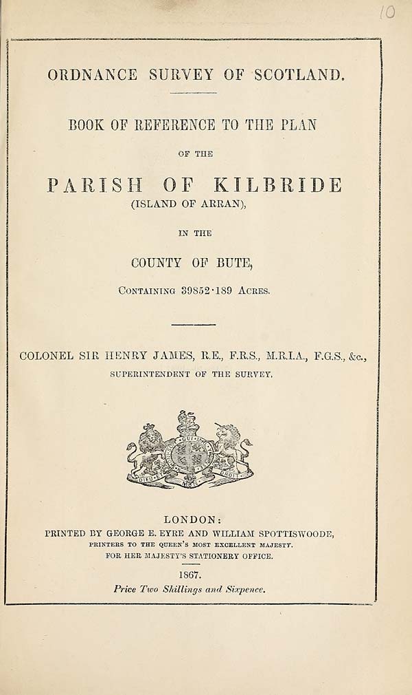 (211) 1867 - Kilbride, County of Bute