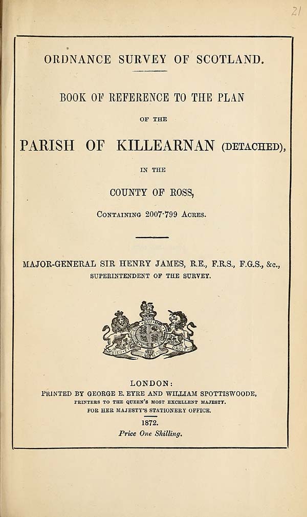 (515) 1872 - Killearnan (Detached), County of Ross