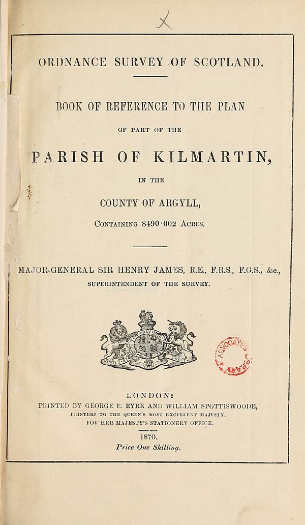 (7) 1870 - Kilmartin, County of Argyll