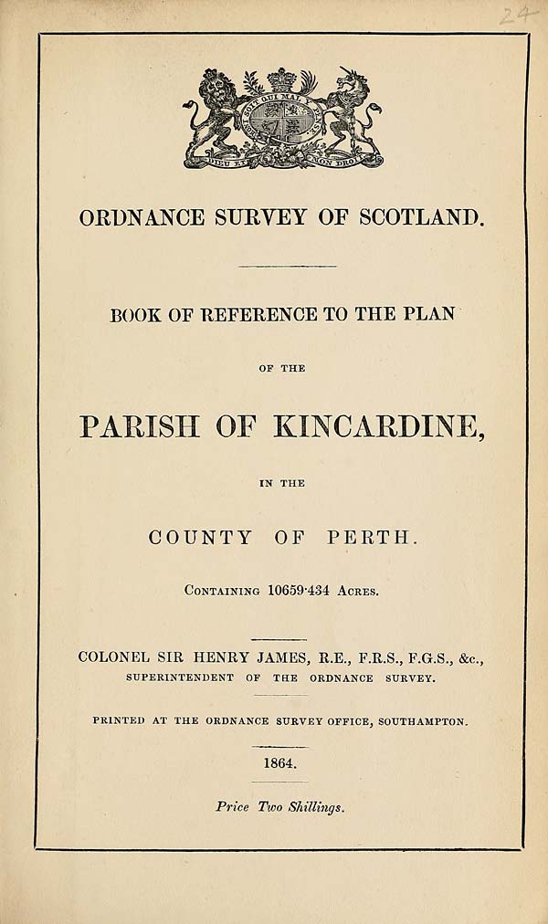 (577) 1864 - Kincardine, County of Perth