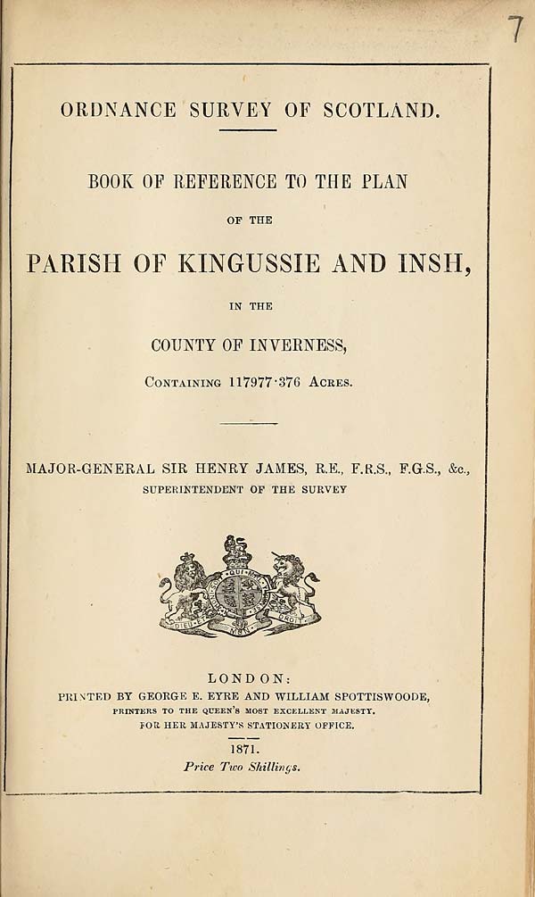 (139) 1871 - Kingussie and Insh, County of Inverness