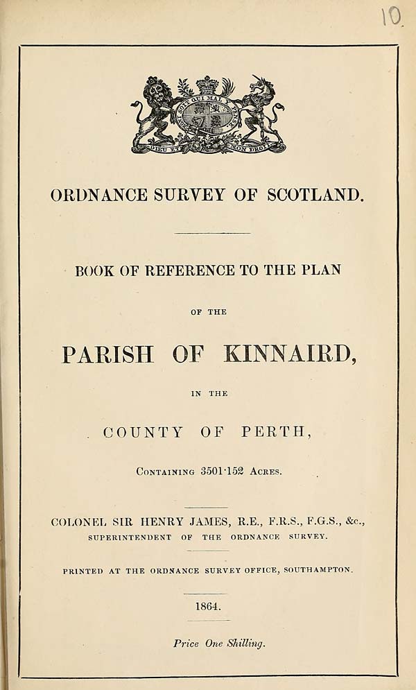 (197) 1864 - Kinnaird, County of Perth