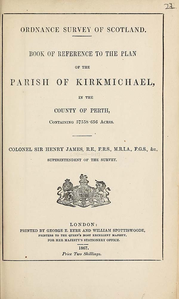 (491) 1867 - Kirkmichael, County of Perth