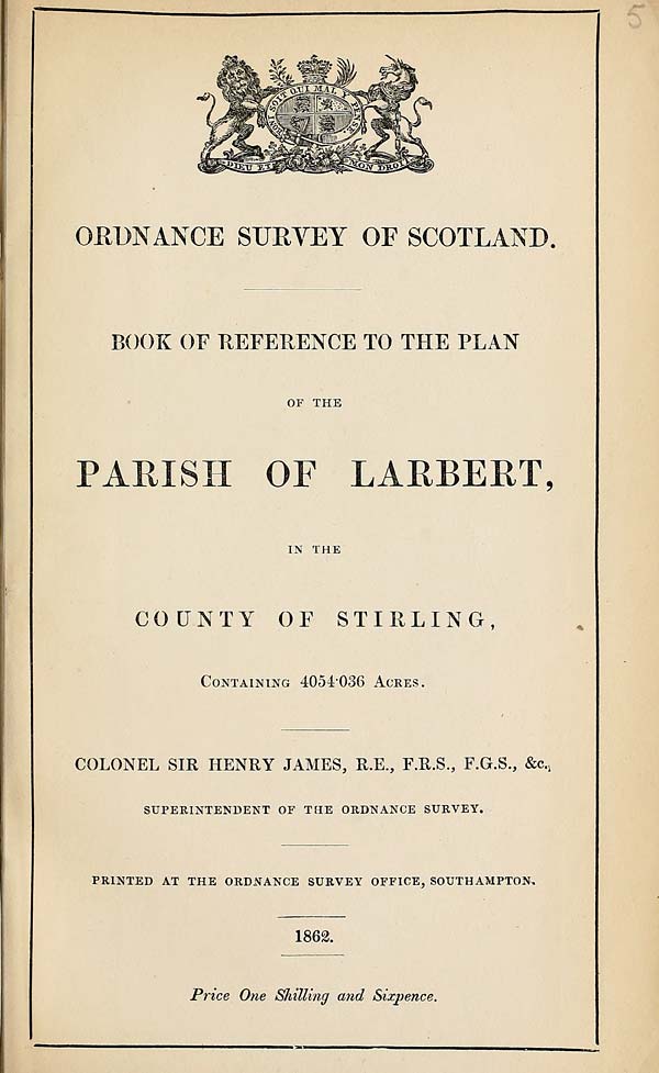 (87) 1862 - Larbert, County of Stirling