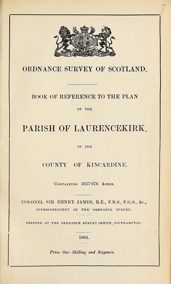 (193) 1864 - Laurencekirk, County of Kincardine