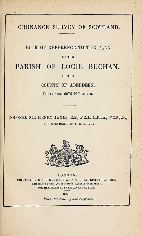 (59) 1868 - Logie Buchan, County of Aberdeen