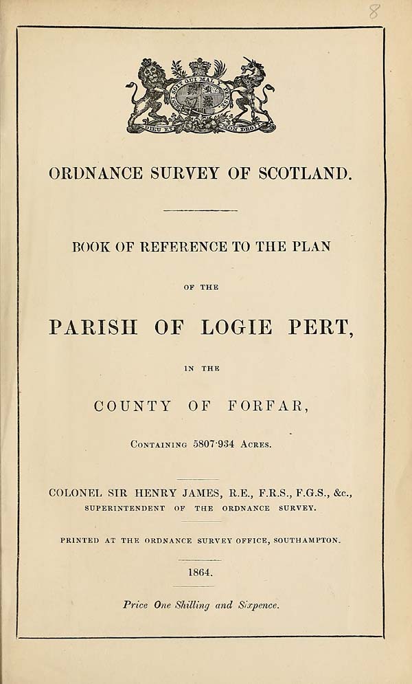 (169) 1864 - Logie Pert, County of Forfar