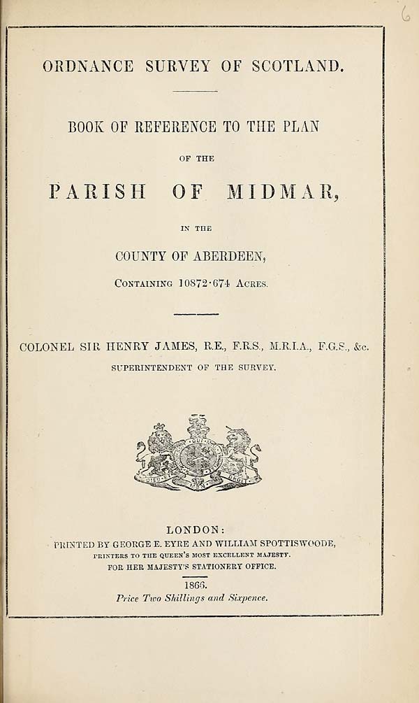 (179) 1866 - Midmar, County of Aberdeen