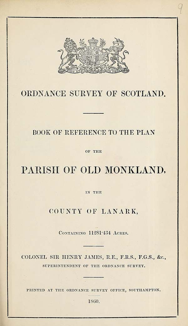 (247) 1860 - Old Monkland, County of Lanark