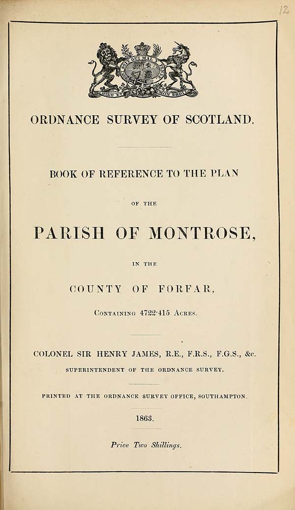 (465) 1863 - Montrose, County of Forfar