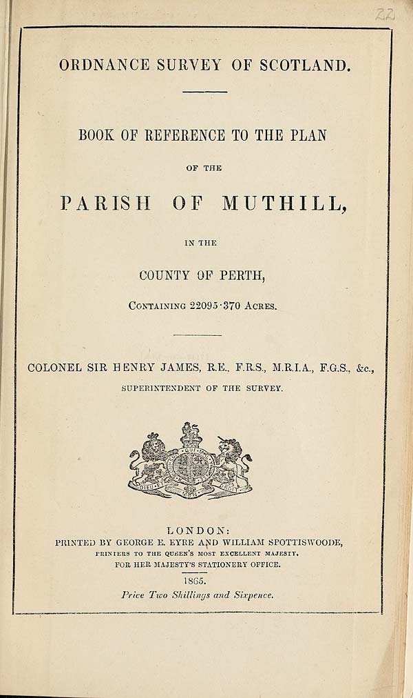 (753) 1865 - Muthill, County of Perth