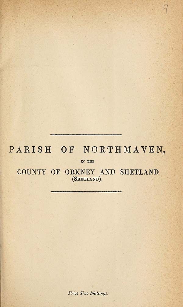 (213) 1880 - Northmaven, County of Orkney and Shetland (Shetland)