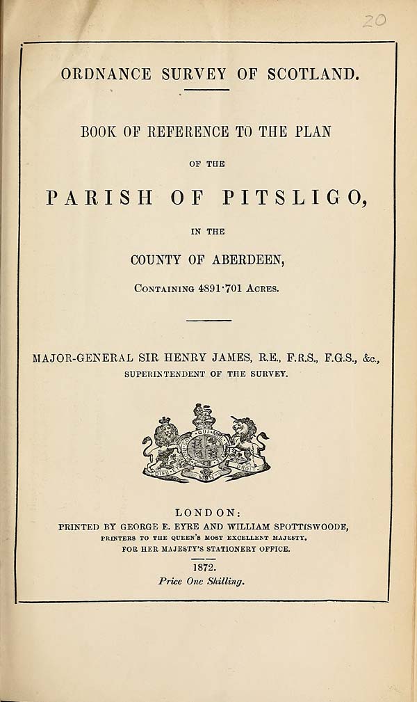 (495) 1872 - Pitsligo, County of Aberdeen