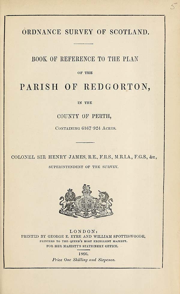 (117) 1866 - Redgorton, County of Perth