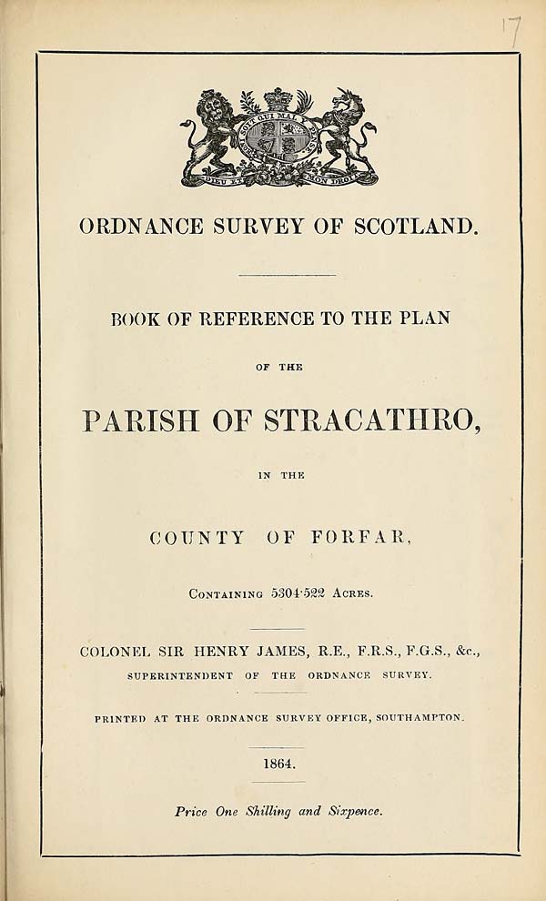 (361) 1864 - Stracathro, County of Forfar
