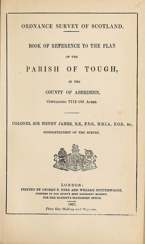 (375) 1867 - Tough, County of Aberdeen