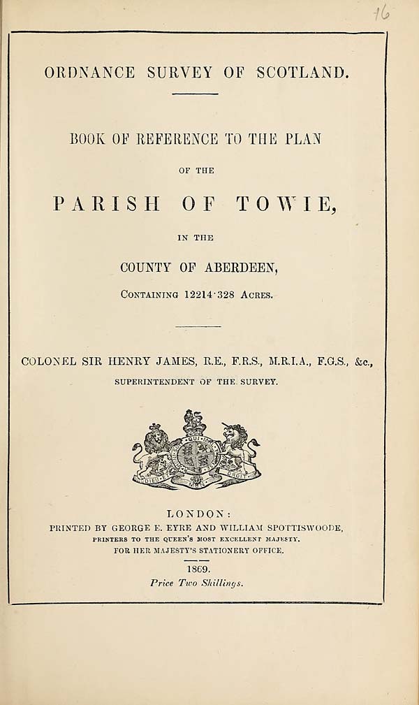 (395) 1869 - Towie, County of Aberdeen