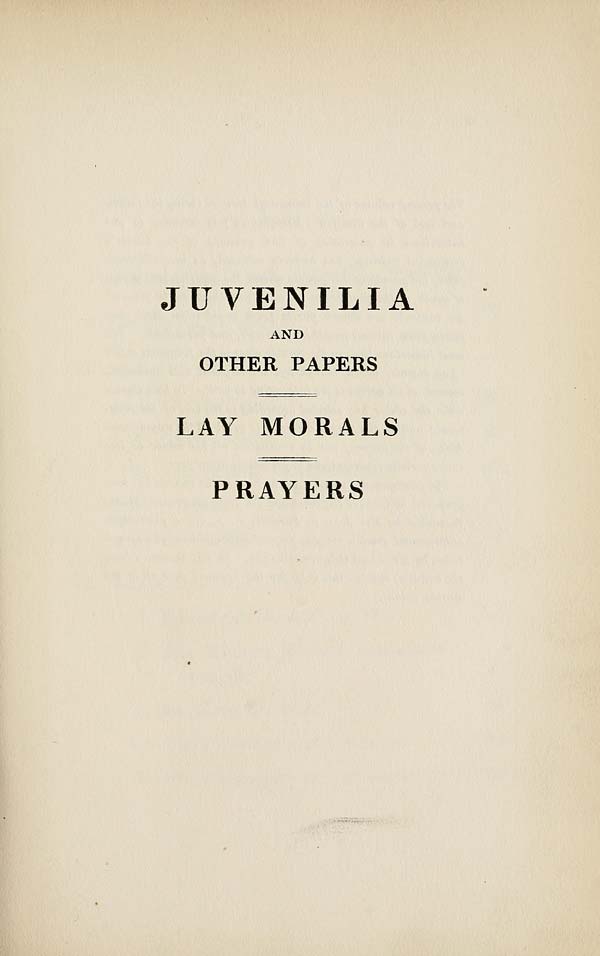 (13) [Page vii] - Juvenilia and other papers