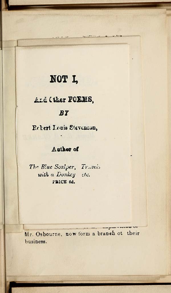 (85) Title page - Not I, and other poems