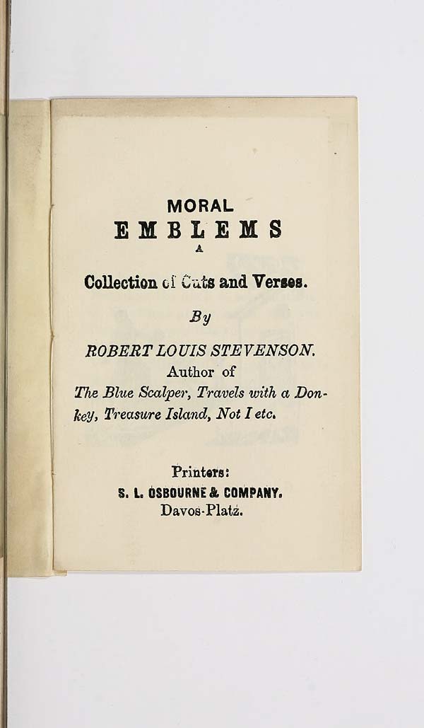 (93) Title page - Moral emblems