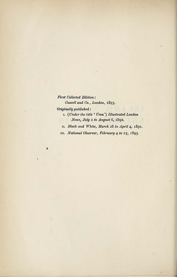 (18) Verso of divisional title page - 