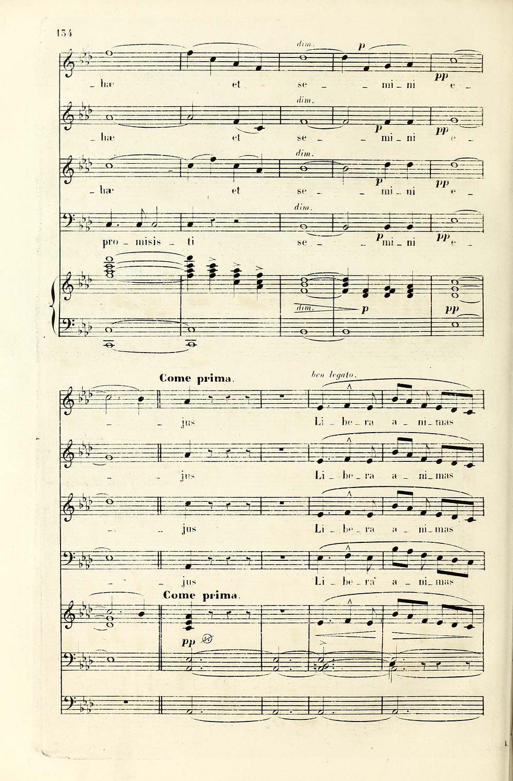 (140) Page 134 - Hopkinson Verdi Collection > Messe De Requiem ...