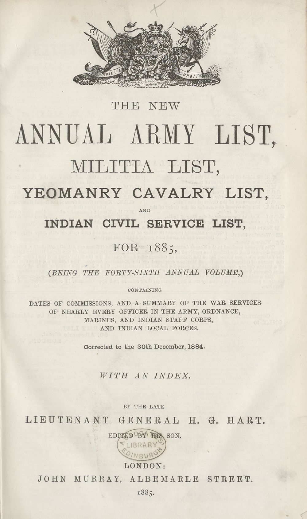 (15) - Army lists > Hart's Army Lists > New annual army list, militia ...