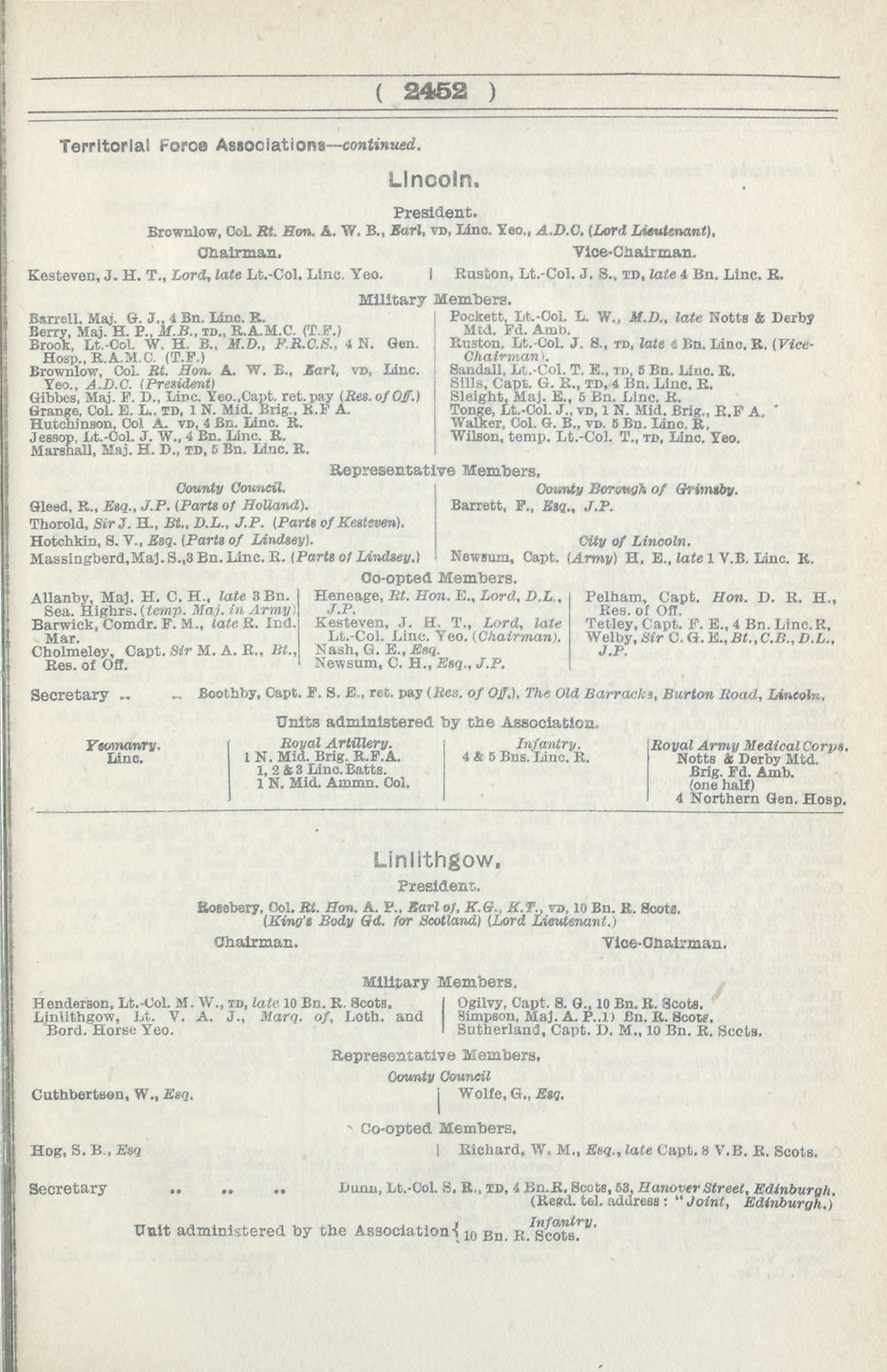 957 Army Lists Monthly Army Lists 1914 1918 December 1914 British Military Lists National Library Of Scotland