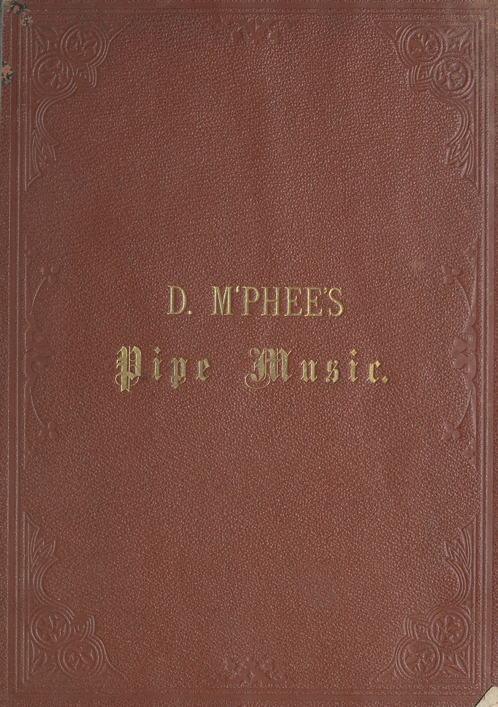 (1) Front cover Glen Collection of printed music > Printed music