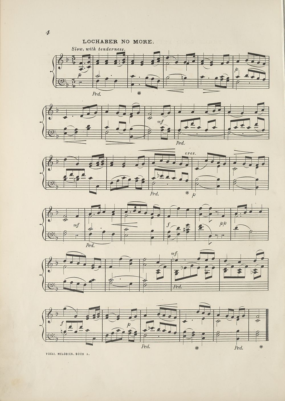 (12) Page 4 Lochaber no more Glen Collection of printed music