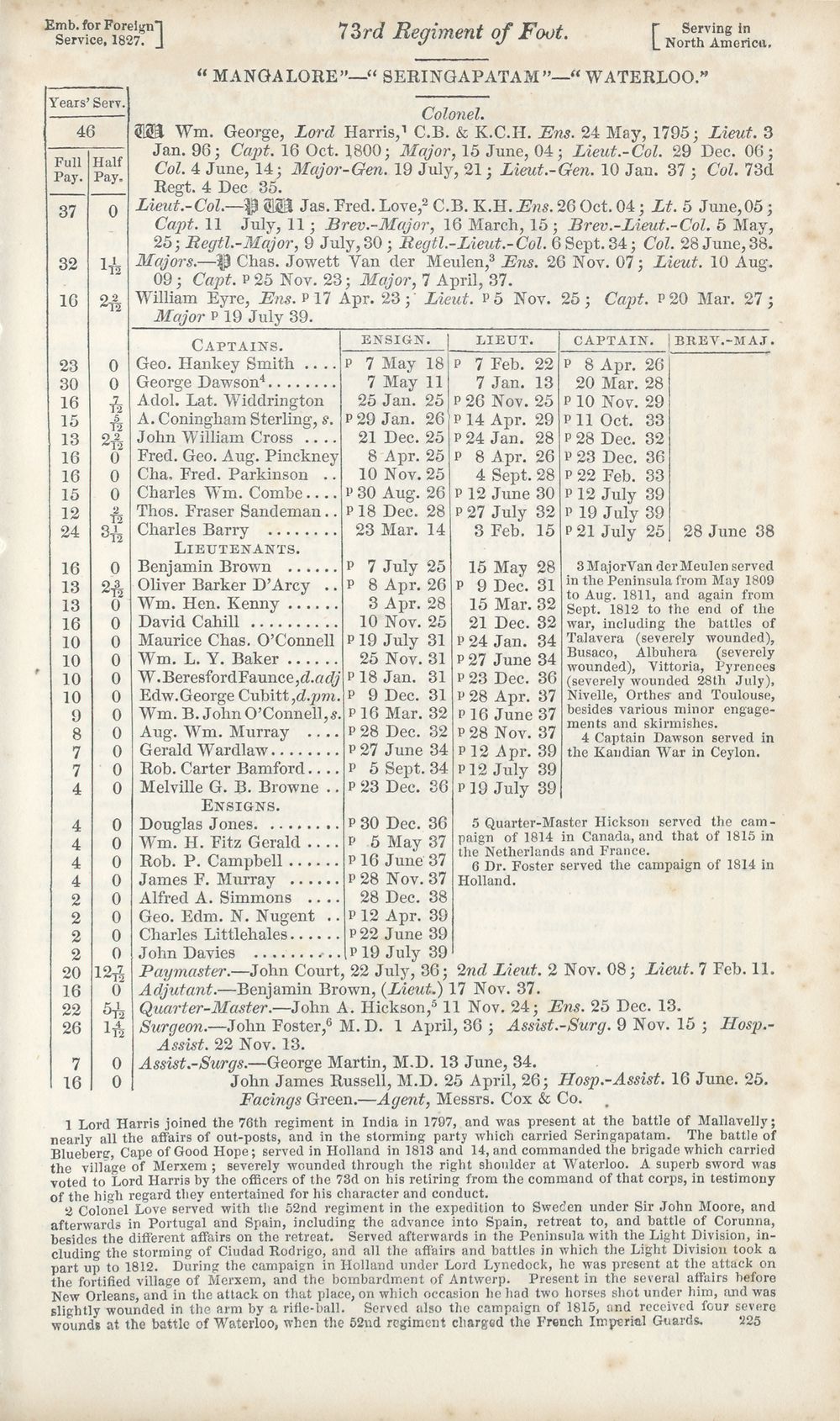 (231) - Army lists > Hart's Army Lists > New annual army list > 1841 ...