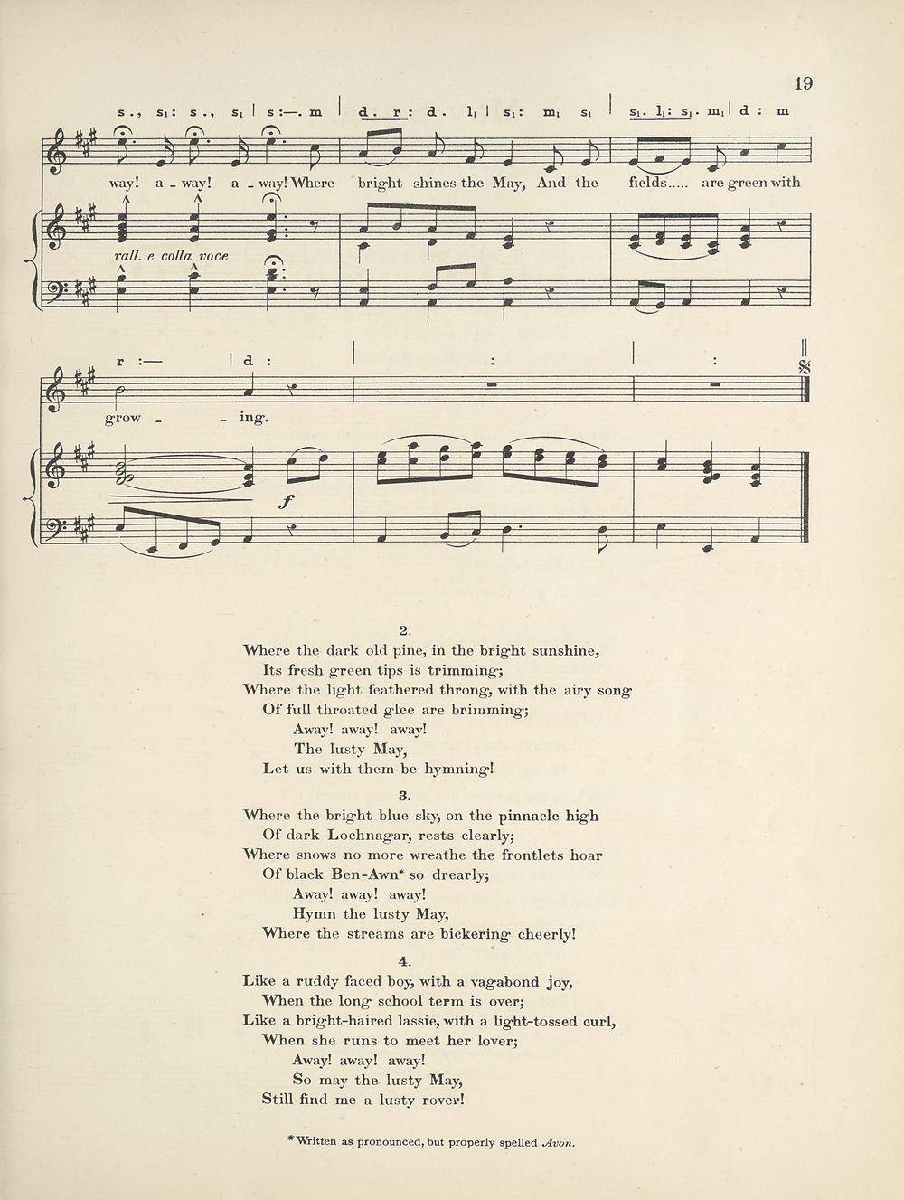 (29) Page 19 Glen Collection of printed music > Printed music > Lays