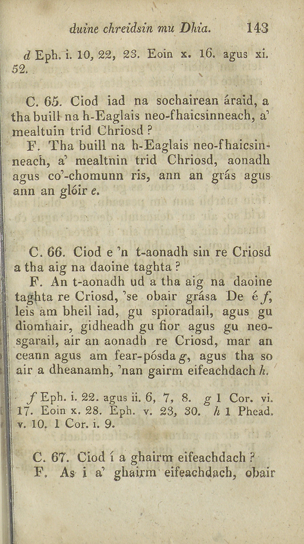 153 Page 143 Books And Other Items Printed In Gaelic From 1801 To 1840 Leabhar Aideachaidh A Chreidimh Rare Items In Gaelic National Library Of Scotland