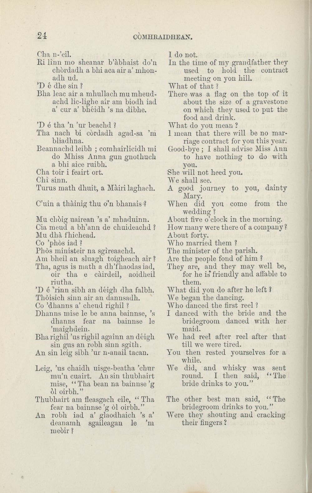 26 Page 24 Books And Other Items Printed In Gaelic From 1871 To 1900 Comhraidhean An Gaelig S Am Beurla Early Gaelic Book Collections National Library Of Scotland