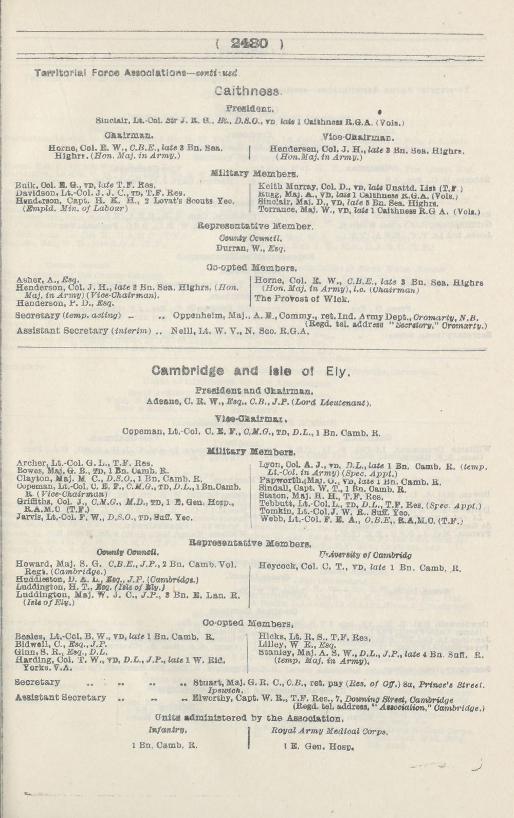 85 Army Lists Monthly Army Lists 1919 February 1919 British Military Lists National Library Of Scotland