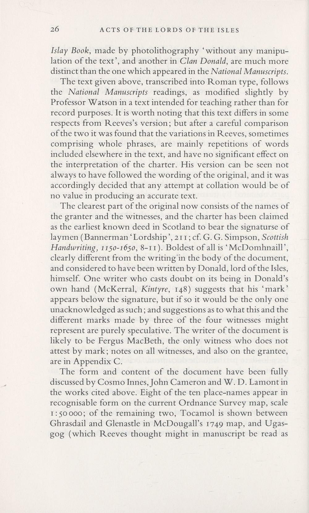 (119) Page 26 Series 4 > Acts of the lords of the Isles, 13361493