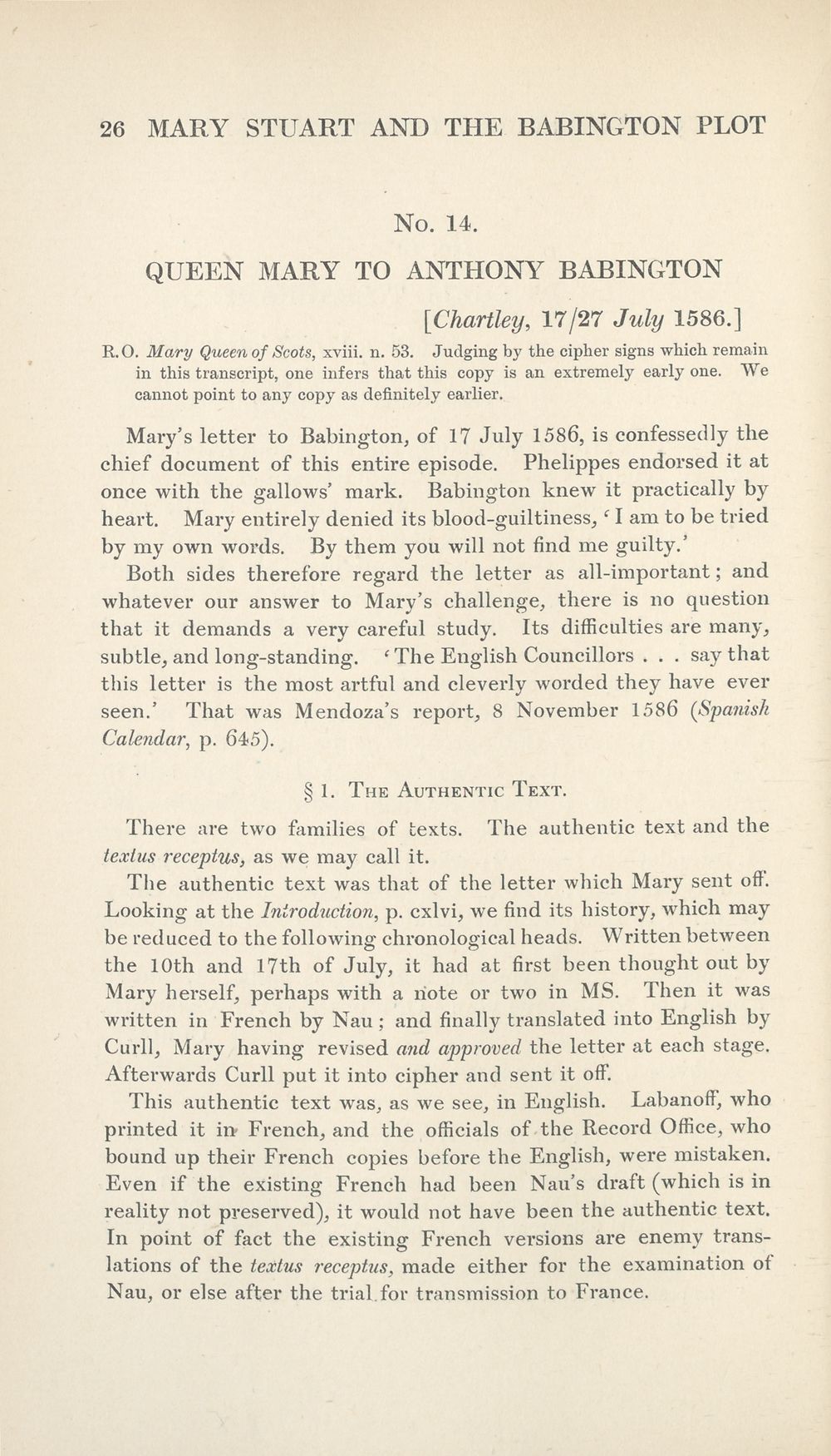 243 Page 26 Series 3 Mary Queen Of Scots And The Babington Plot National Library Of Scotland