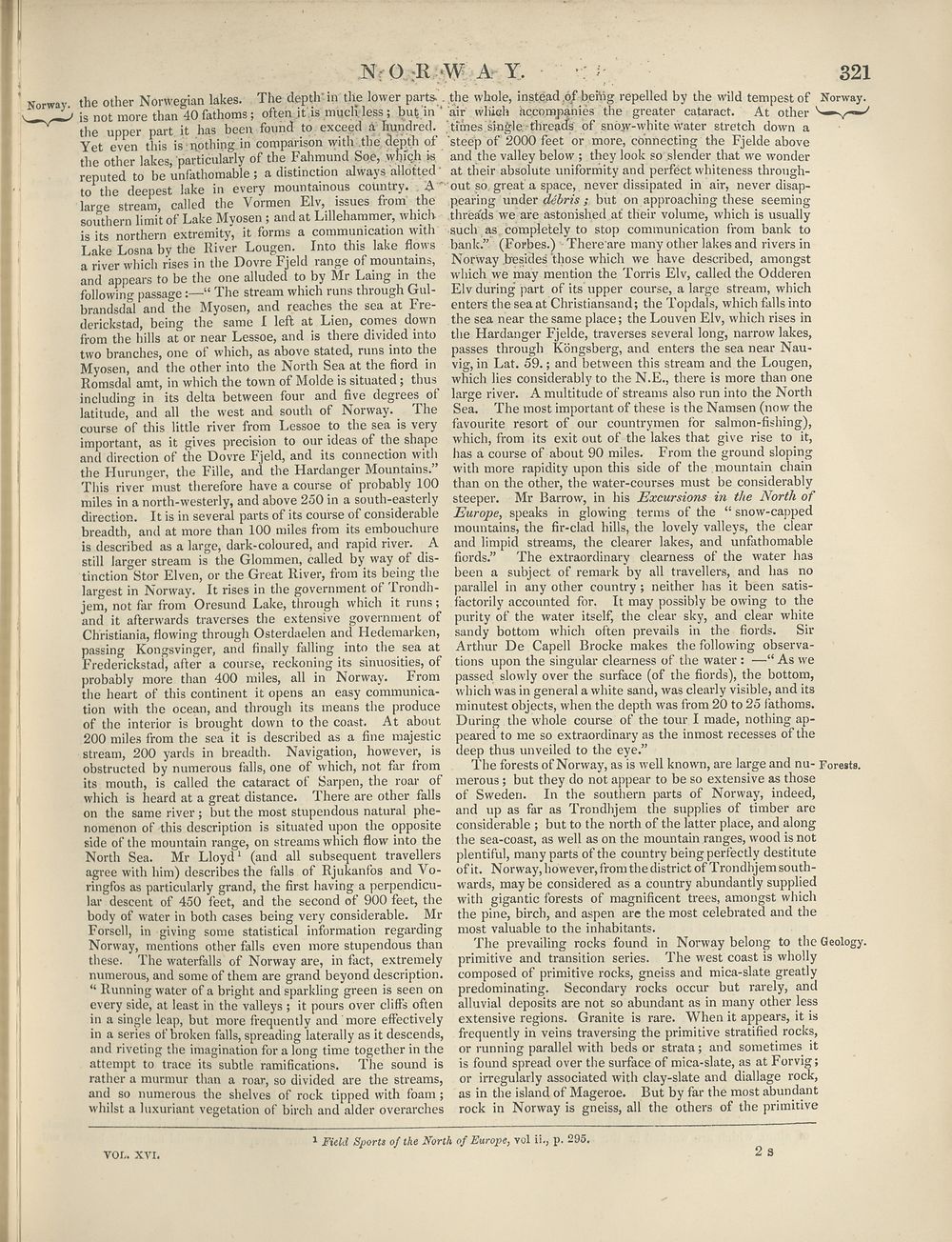 329) Page 321 - Encyclopaedia Britannica > Volume 16,  Navigation-Ornithology - Encyclopaedia Britannica - National Library of  Scotland