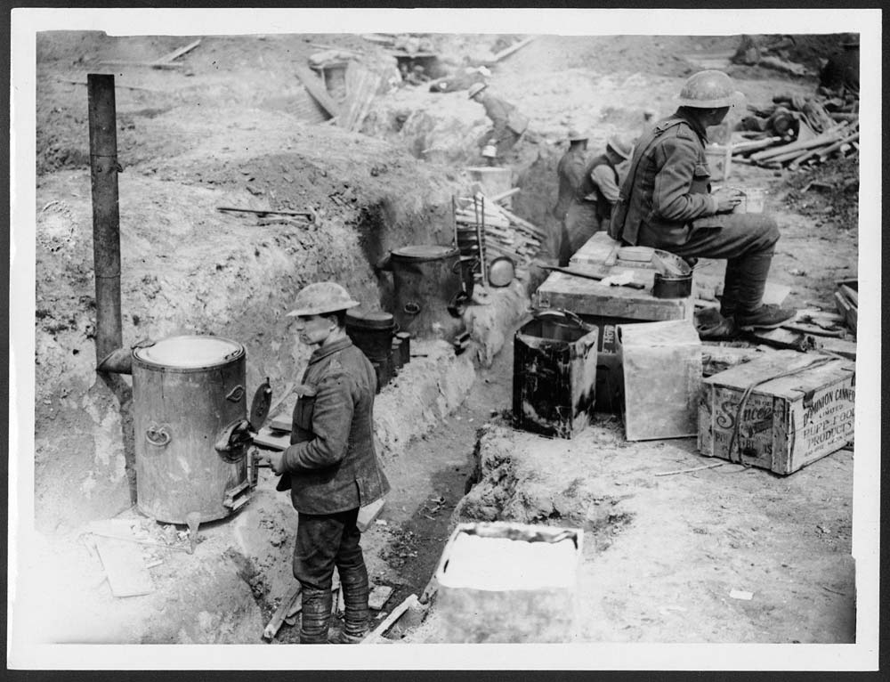 (115) D.1327 - Kitchens in a trench - Photographers > John Warwick ...