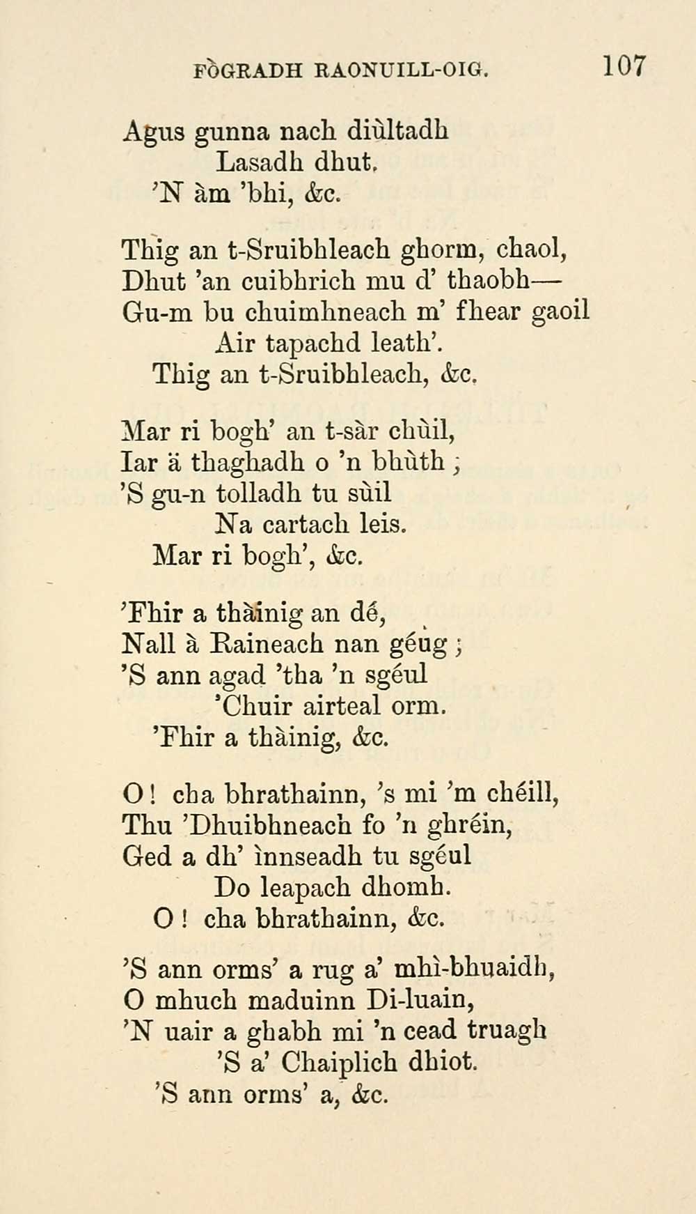 123 Blair Collection Duanaire Early Gaelic Book Collections National Library Of Scotland