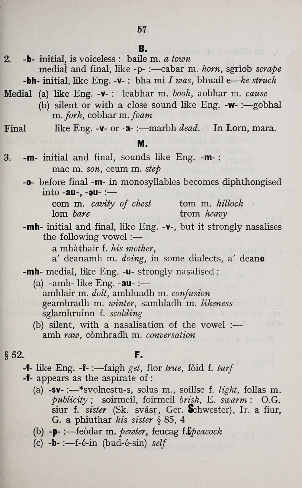 77 Matheson Collection Gaelic Grammar Containing The Parts Of Speech And The General Principles Of Phonology And Etymology With A Chapter On Proper And Place Names Early Gaelic Book