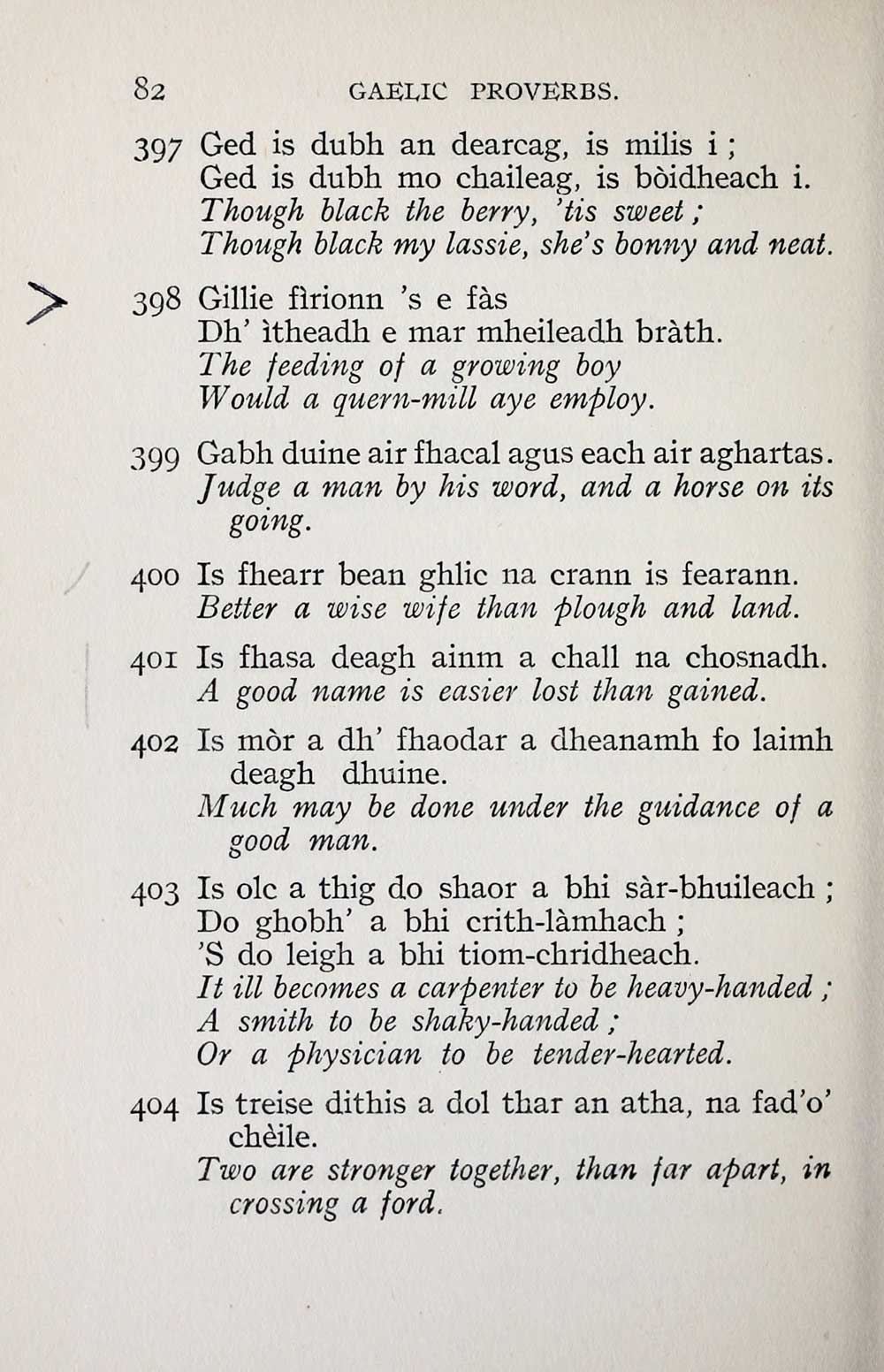 (86) - Matheson Collection > Gaelic proverbs and proverbial sayings ...