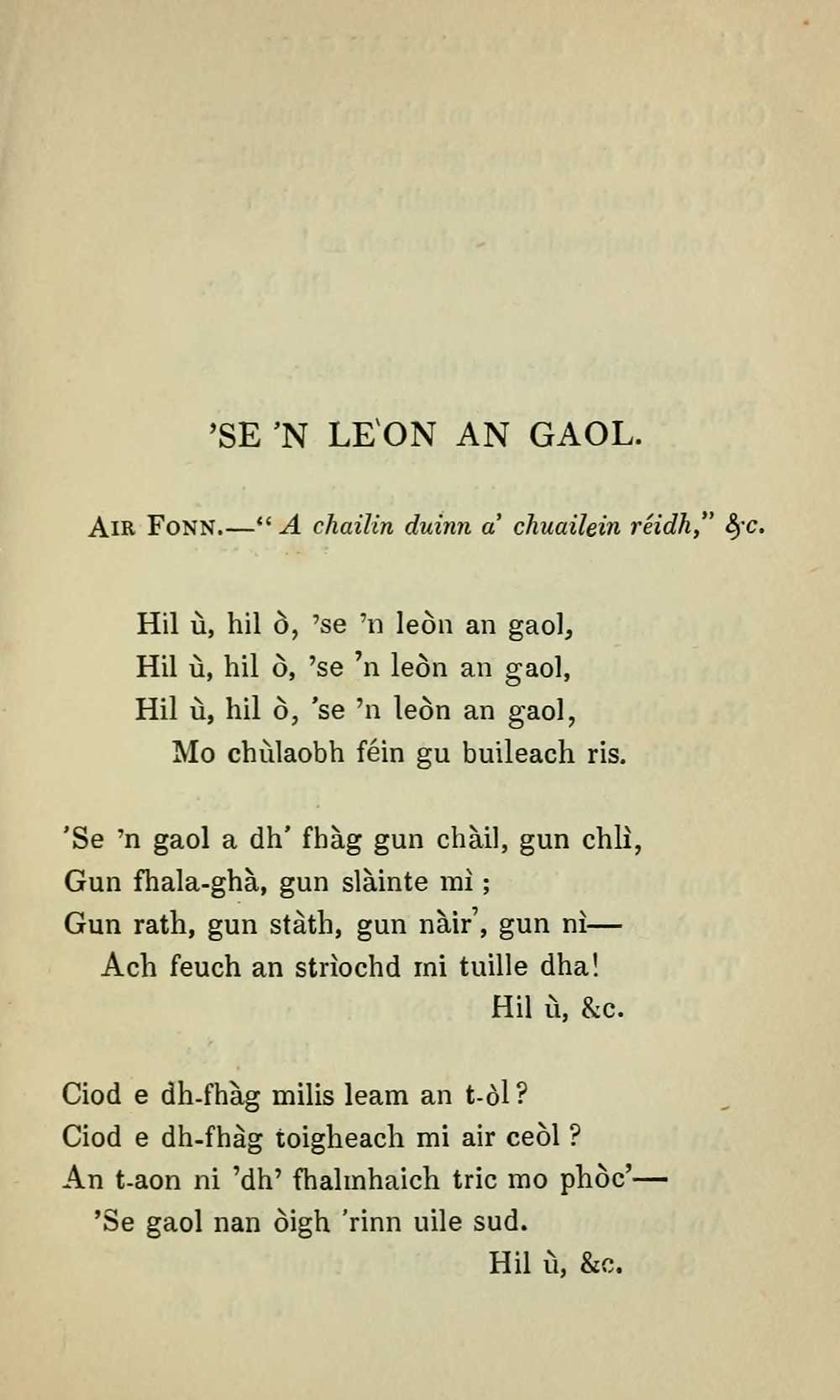 155 J F Campbell Collection Clarsach Nam Beann No Dain Agus Orain Ann An Gaelig Early Gaelic Book Collections National Library Of Scotland