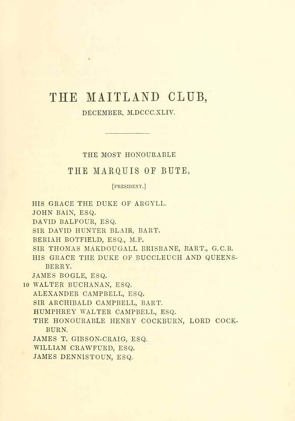 (11) [Page? - Maitland Club > Collections upon the lives of the ...