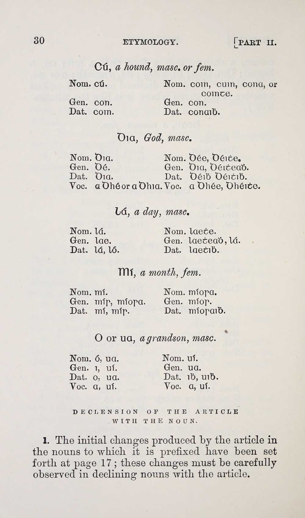 42 Blair Collection Grammar Of The Irish Language Early Gaelic Book Collections National Library Of Scotland
